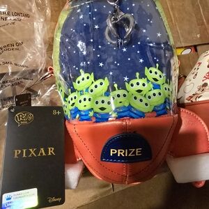 Loungefly Funko Disney Claw Machine Alien Spaceship Mini Backpack